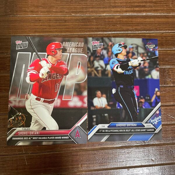 大谷翔平 topps now オールスター初ホームラン 2023MVP カード セット