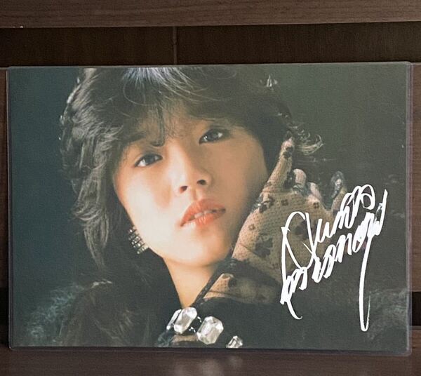 中森明菜 ラミネート ハンドメイド A4