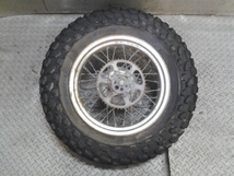 ヤマハ TW200 2JL 値下げ 純正 リア ホイール タイヤ 14×4.50 検索 H-27 ドラム スプロケット YAMAHA TW225 DG07J DG09J_画像2