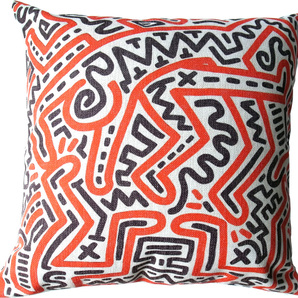 キースヘリング Keith Haring クッションカバー タイプB 近代美術 グラフィック アート インテリア 雑貨