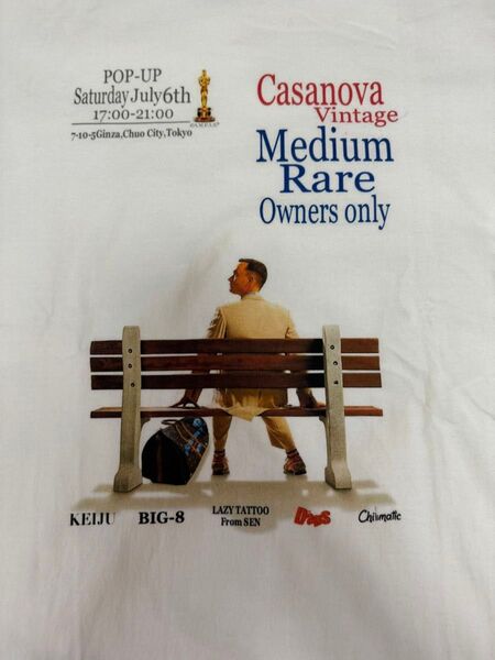 Casanova Vintage × MEDIUM RARE Tシャツ Tシャツ 映画