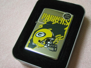  free shipping! not yet use! 98 year Zippo Packers paker z