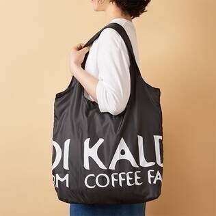 KALDI カルディ オリジナルエコバッグ 1個 ブラック 黒 ★耐重量 約15㎏★タグ付き