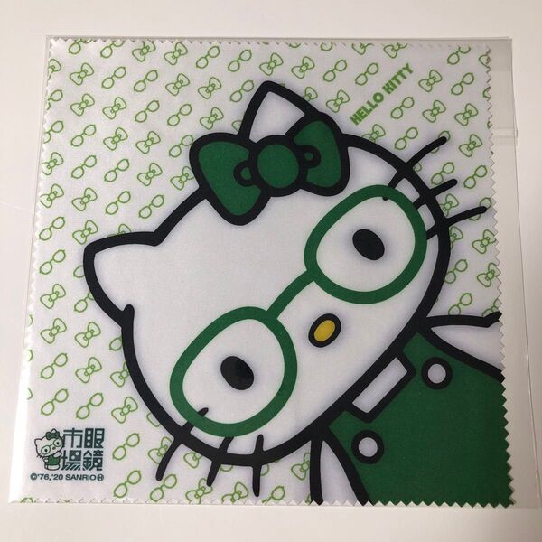★セール☆最終価格★新品☆眼鏡市場☆クリーニングクロス(キティちゃん)