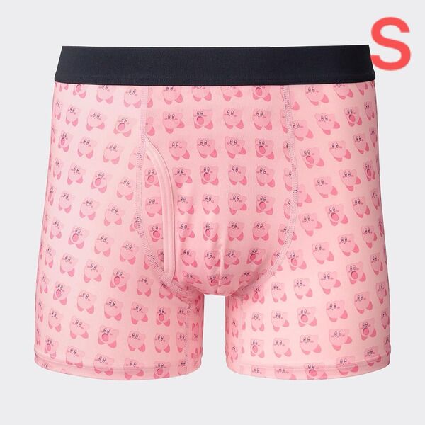 【新品未使用】GU ジーユー スタイルドライ ボクサーパンツ Kirby PINK S