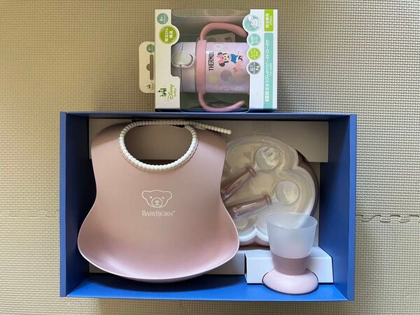 新品未使用★ベビービョルンベビーディナーセット&サーモスベビーストローマグ250ml