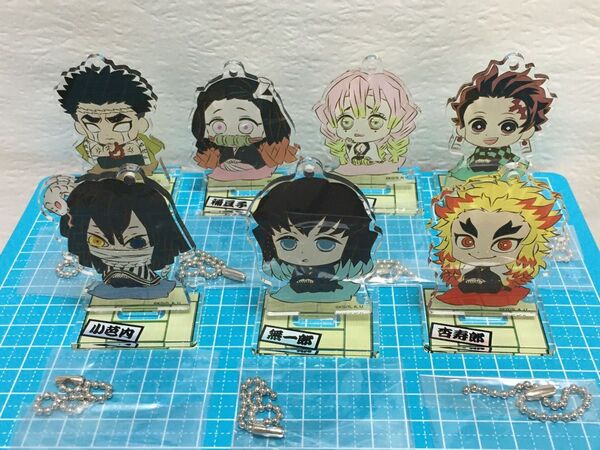 鬼滅の刃☆ぷちざぶ☆スタンドミニ ABOX☆アクリルキーホルダー☆全種類☆全7種☆