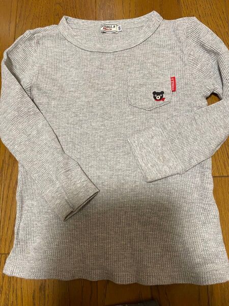 ミキハウス ダブルB Double_B長袖Tシャツ 長T 100cm 長袖