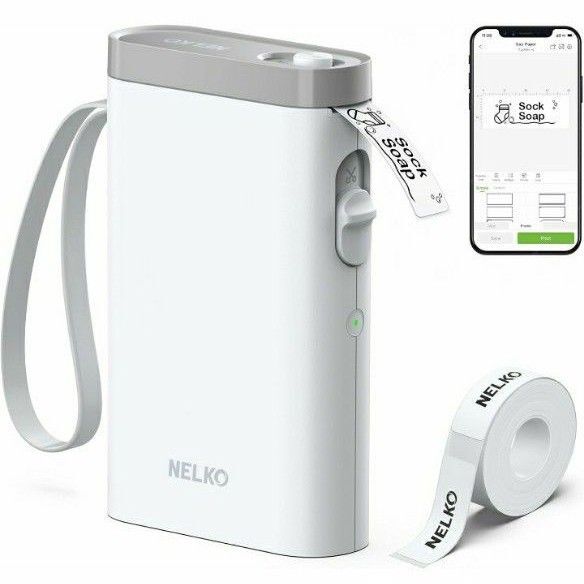 Nelko P21 ラベルライター Bluetooth接続 多機能 Android & iOS対応 日本語説明書付き名前シール
