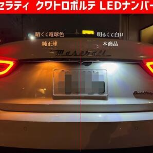 (P) マセラティ ギブリ LED ナンバー灯ライセンスランプ MG30系全般