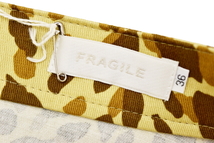 M-628★送料無料★新品★FRAGILE フラジール (株)三陽商会★日本製 アニマル レオパード 豹柄 ストレッチ素材 膝丈 ストレートスカート 36_画像7