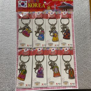 韓国お土産 チマチョゴリキーホルダー