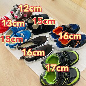 子どもシューズ7点まとめ売り 12-17cm