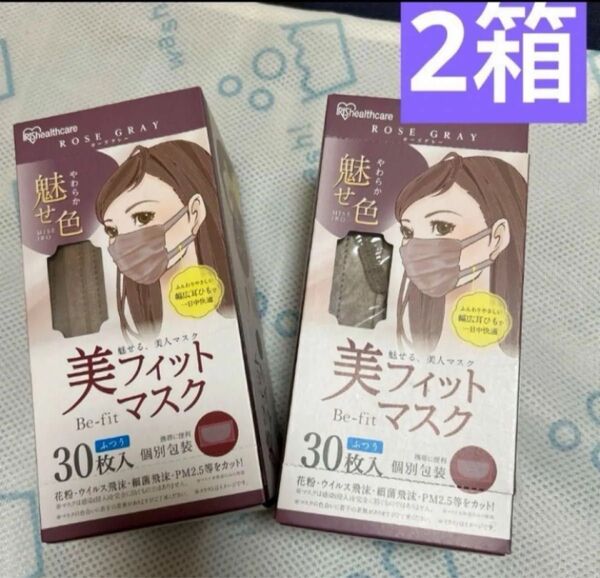 美フィットマスク 2箱 60枚入り アイリスオーヤマ