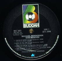 Michael Henderson - Wide Receiver◆シュリンク残り◆Lou Courtneyカヴァー◆Buddah Records / BDS 6001_画像3