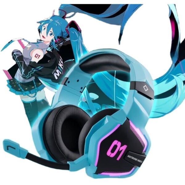 moeyu x 初音ミク ヘッドホン 有線