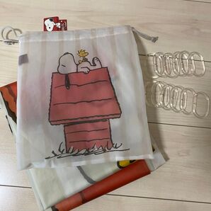 スヌーピー シャワーカーテン ビニールカーテン