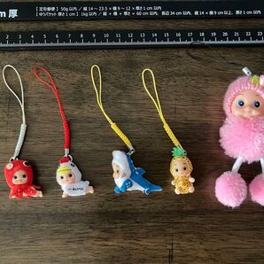 キューピーちゃん ストラップ 5セット