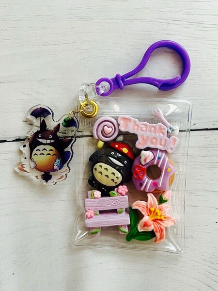 ガチャ詰めポーチ風☆森の妖精30☆キャンディバックキーホルダー パーツまとめ売り