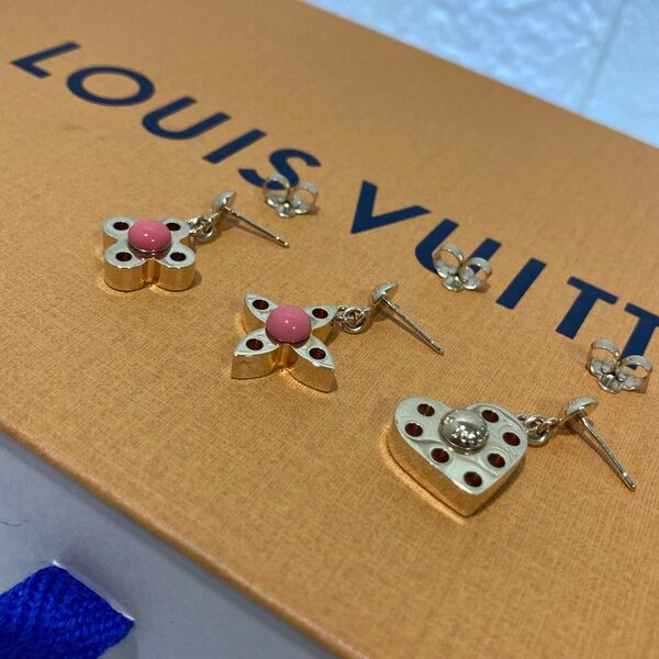 !美品! ルイヴィトン ピアス 3点セッ アクセサリー ピアス