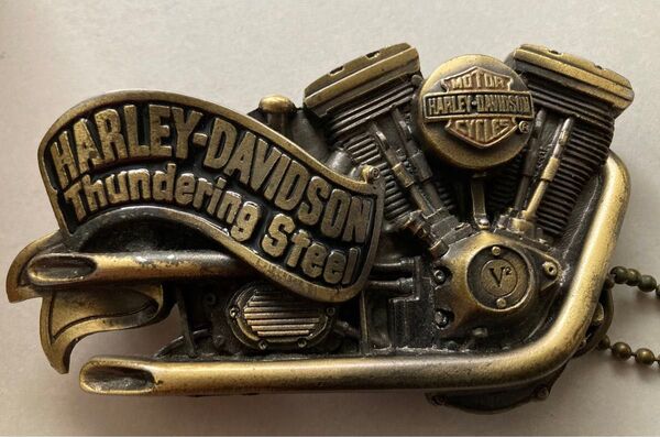 【逸品】Harley-Davidsonバックル 1991年製 Baron USA