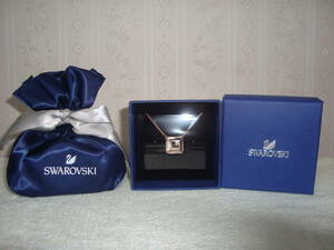  быстрое решение * новый товар *SWAROVSKI Swarovski *Hillock( квадратное ) подвеска колье *CRY/ROS*5351080