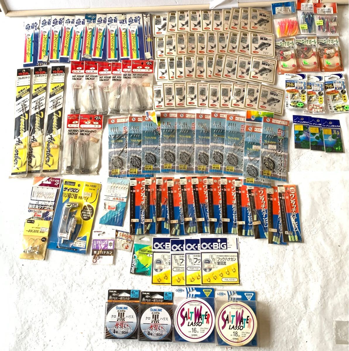 M11★ 釣具 まとめ売り まとめ売り】釣り具まとめ 針 おもり 釣り糸 など 釣り道具 未
