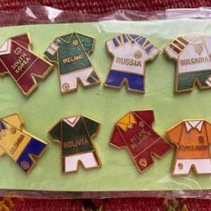 お値下げしました【未使用美品】サッカー代表ユニフォーム型ピンバッジ 19個