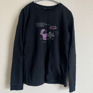 sweet camel 猫ラメプリント ロンT