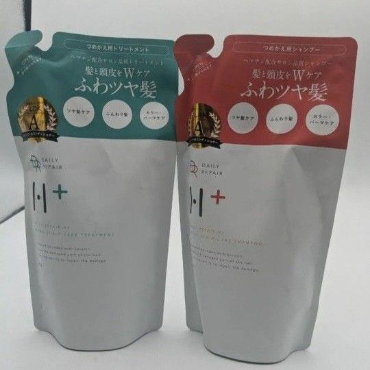 DRH+ エイジング スカルプケア 詰め替え シトラスフローラルの香りシャンプー &トリートメント 各350ml