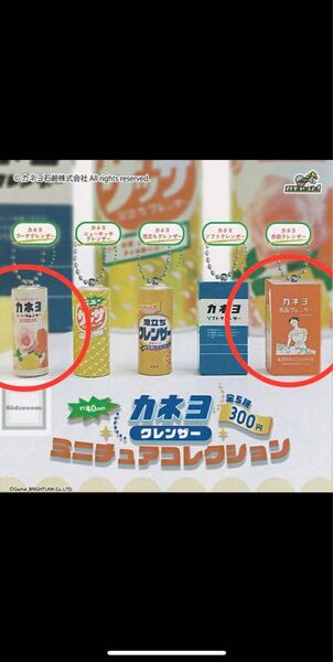 カネヨクレンザーミニチュアコレクション