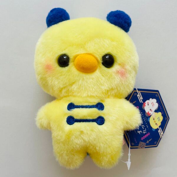 すくっとたっちさん ちゃいなたうん 中華 ぬいぐるみ ひよこ 藍黄