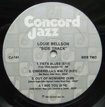 ◆ LOUIE BELLSON / Side Track ◆ Concord Jazz CJ-141 ◆_画像4