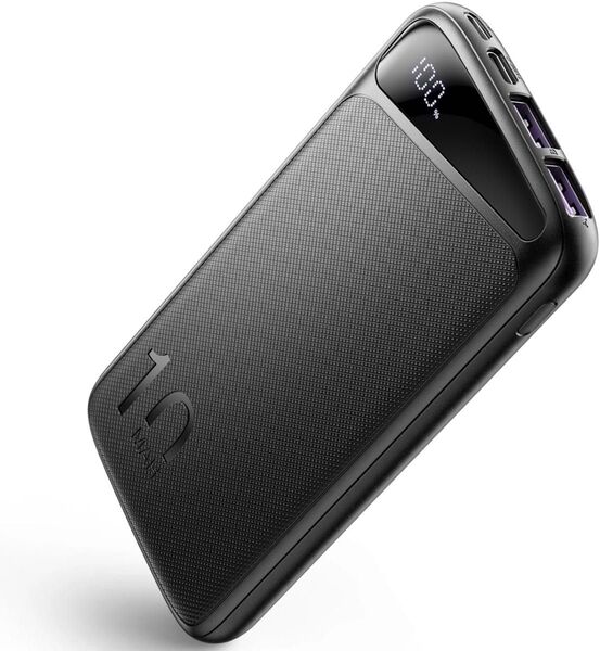 モバイルバッテリー 大容量 軽量 PD22.5W 超急速充電 10000mAh 薄型 QC3.0対応 USB Type-C出力