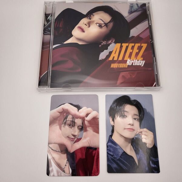 ATEEZ Birthday アチズ ウヨン トレカ+CD set