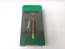 ⑰ 新品 TEIN テイン ダンパーキーホルダー (金/緑) 車高調型_画像2