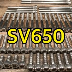 ステンレス製 SV650 VP52A JS1AV111 JS1AV121 JS1AV133 JS1AV143 JS1AV211 JS1AV223 左右エンジンカバーボルト 合計32本 