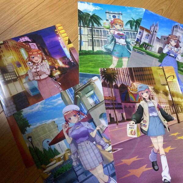 五等分の花嫁 ローソン クリアファイル