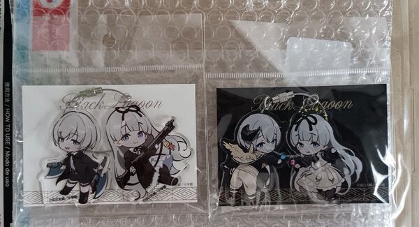 ブラックラグーン マルイ限定 BLACK&WHITE リングアクリルキーホルダー ヘンゼルとグレーテル 新品未開封