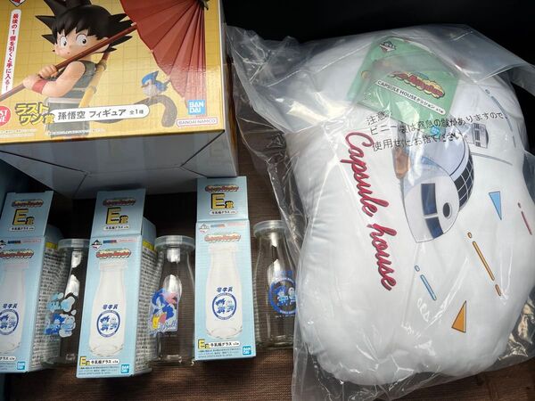 ラストワン賞C賞E賞牛乳瓶コンプセットドラゴンボール一番くじfantastic adventure