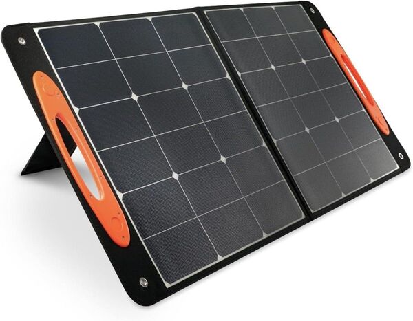 NGTeco ソーラーパネル 100W ETFE材質 24%高転換率 小型折りたたみソーラーチャージャー(100W 20V 5A)