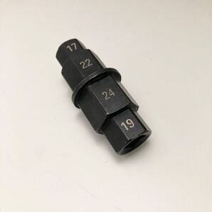 六角 車軸ツール 17mm 19mm 22mm 24mm スピンドル ドライバー