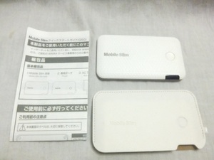 WiMAXルーター Mobile Slim IMW-C1000W 白 送140　