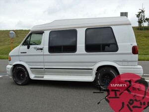 SSParts 左クオーターガラス 1994年 ダッジラムバン 部品取り車