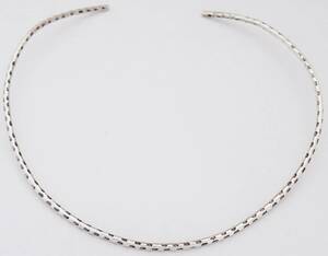 * Curren silver necklace choker * Curren group * stamp * necklace *padua*animizm*[19tn02]