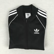 【美品】adidas Originals アディダス オリジナルス DJ2856 AUTH TRACK TOP オーストラック トップ ジャケット ブラック/ホワイト XSサイズ_画像8