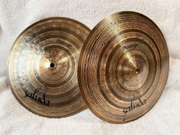 saluda プロトタイプ HH 13"ダークハイハット