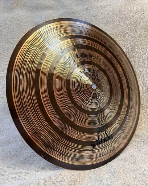 saluda プロトタイプ HH 14"ダーククラッシュシンバル
