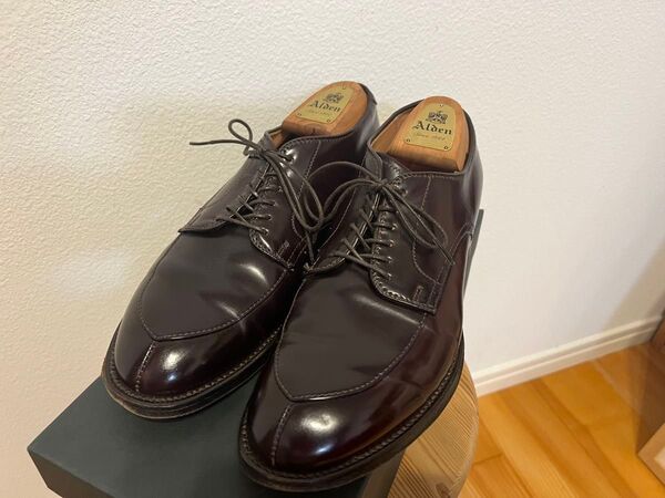Alden オールデン Vチップ 54321 Shell Cordovan コードヴァン バーガンディ 7 1/2 Dウィズ