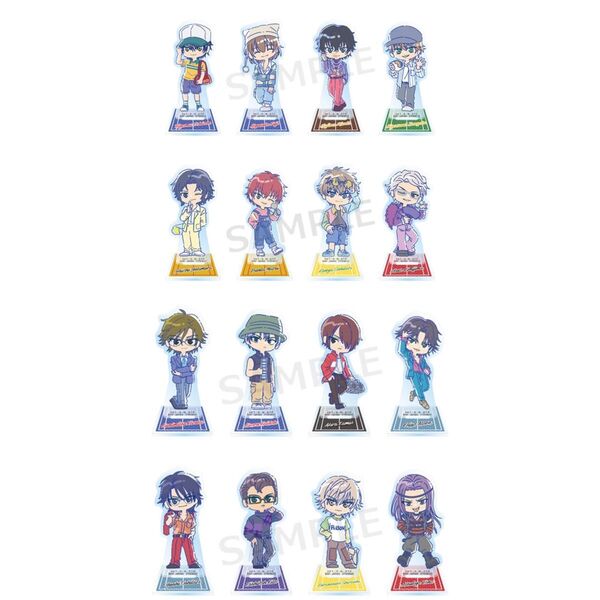 新テニスの王子様 のすたるぽっぷスタンド付きアクリルプレート 全種類 16種 アクリルスタンド